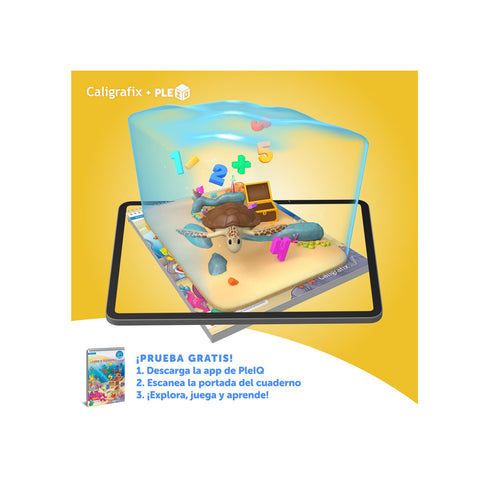 Libro interactivo PleiQ Lógica y Números 1 Caligrafix